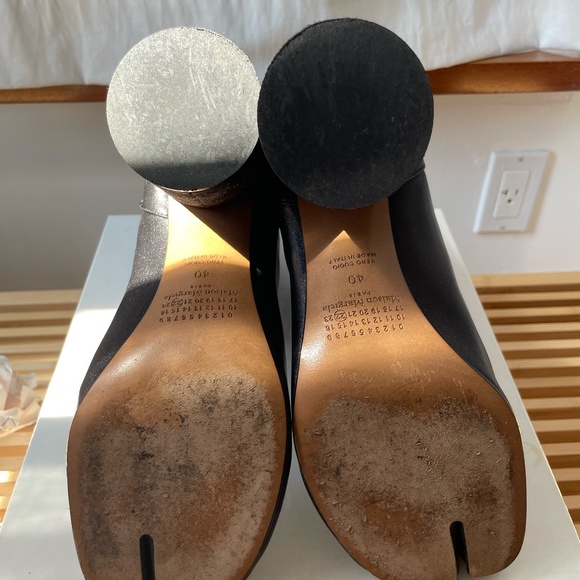 Super rare Margiela Tabi Black Boots Gold Insole - Picture 3 of 5